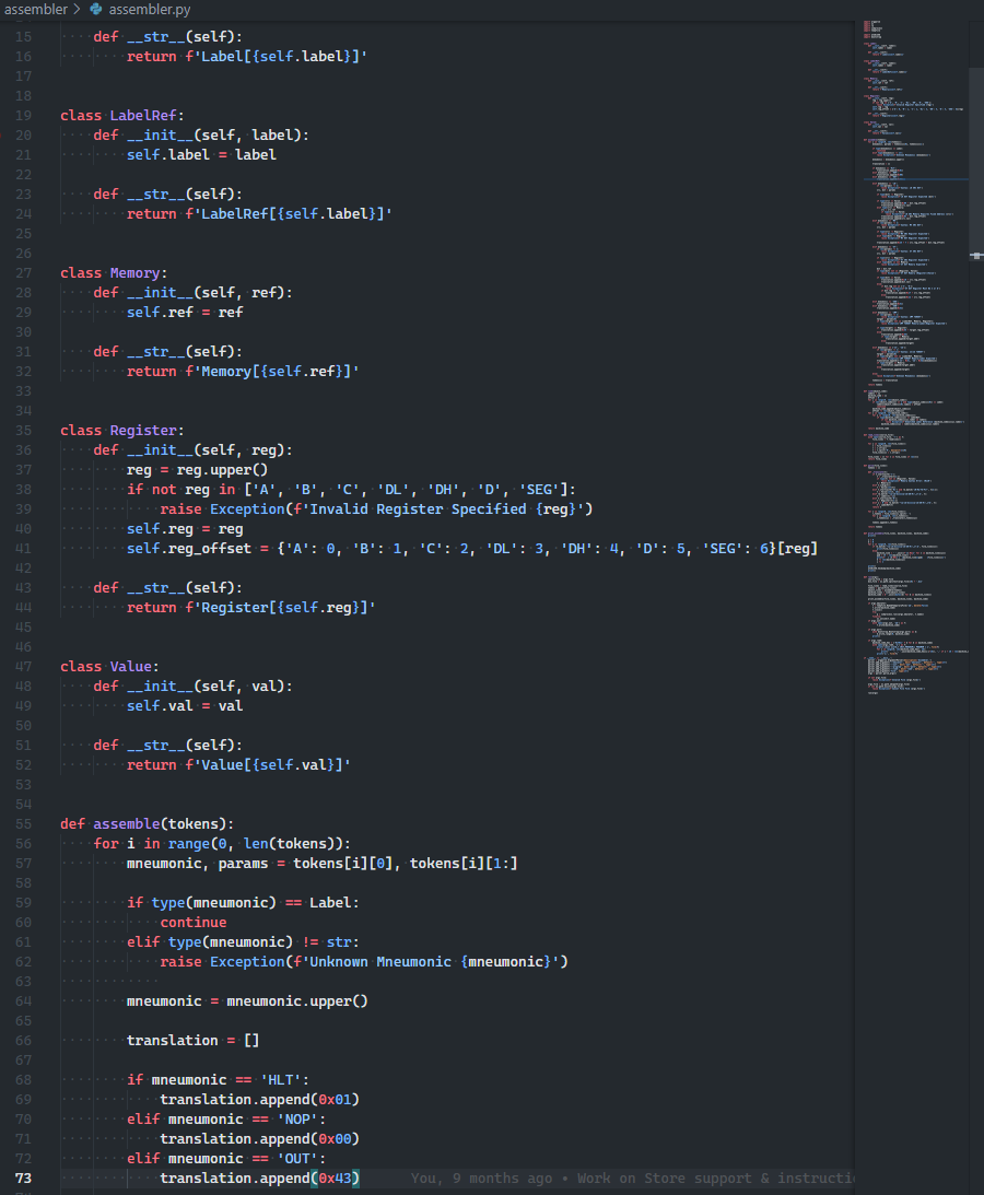 8bitcpu assembler