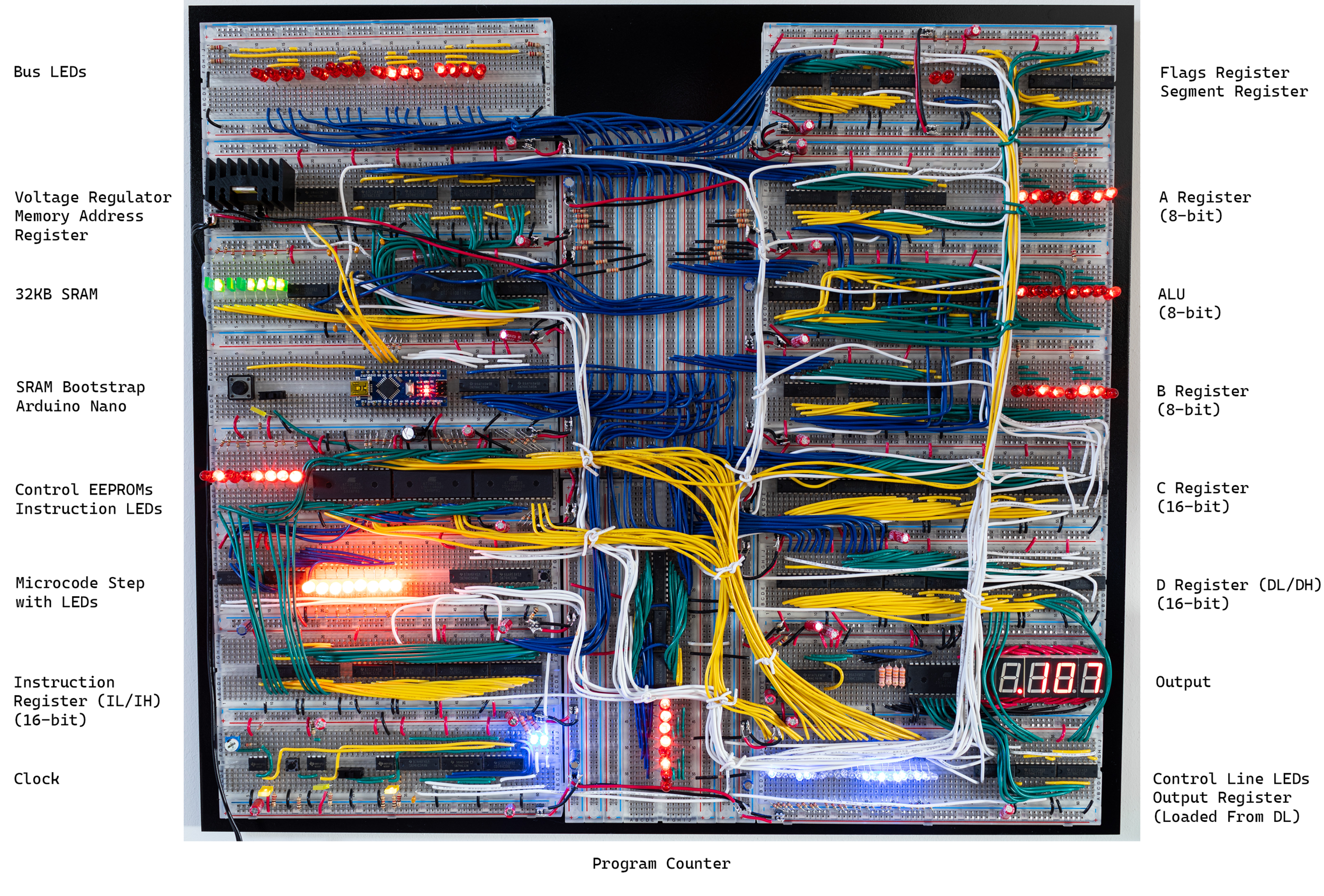 8bitcpu board layout